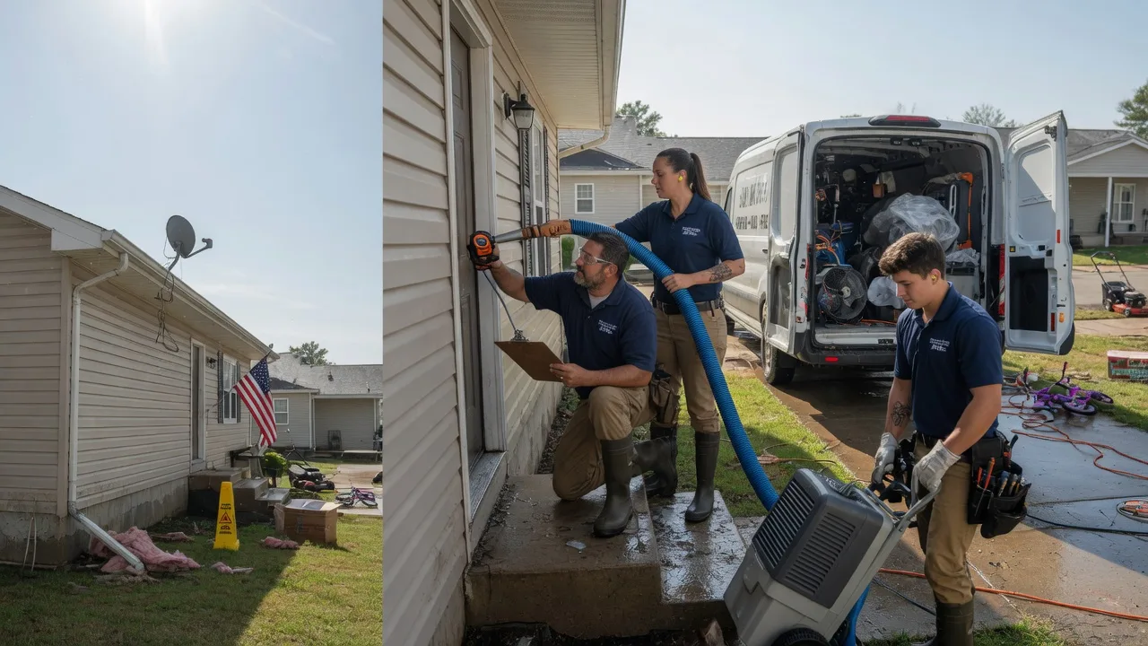 Ceiling Water Damage Restoration in Haviland, OH near me